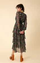 Load image into Gallery viewer, Hale Bob - Jeanne Lurex Hi Lo Dress - Black Multi