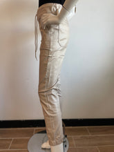 Load image into Gallery viewer, Flog - Tali Drawstring Joggers - Beige/Gold Check