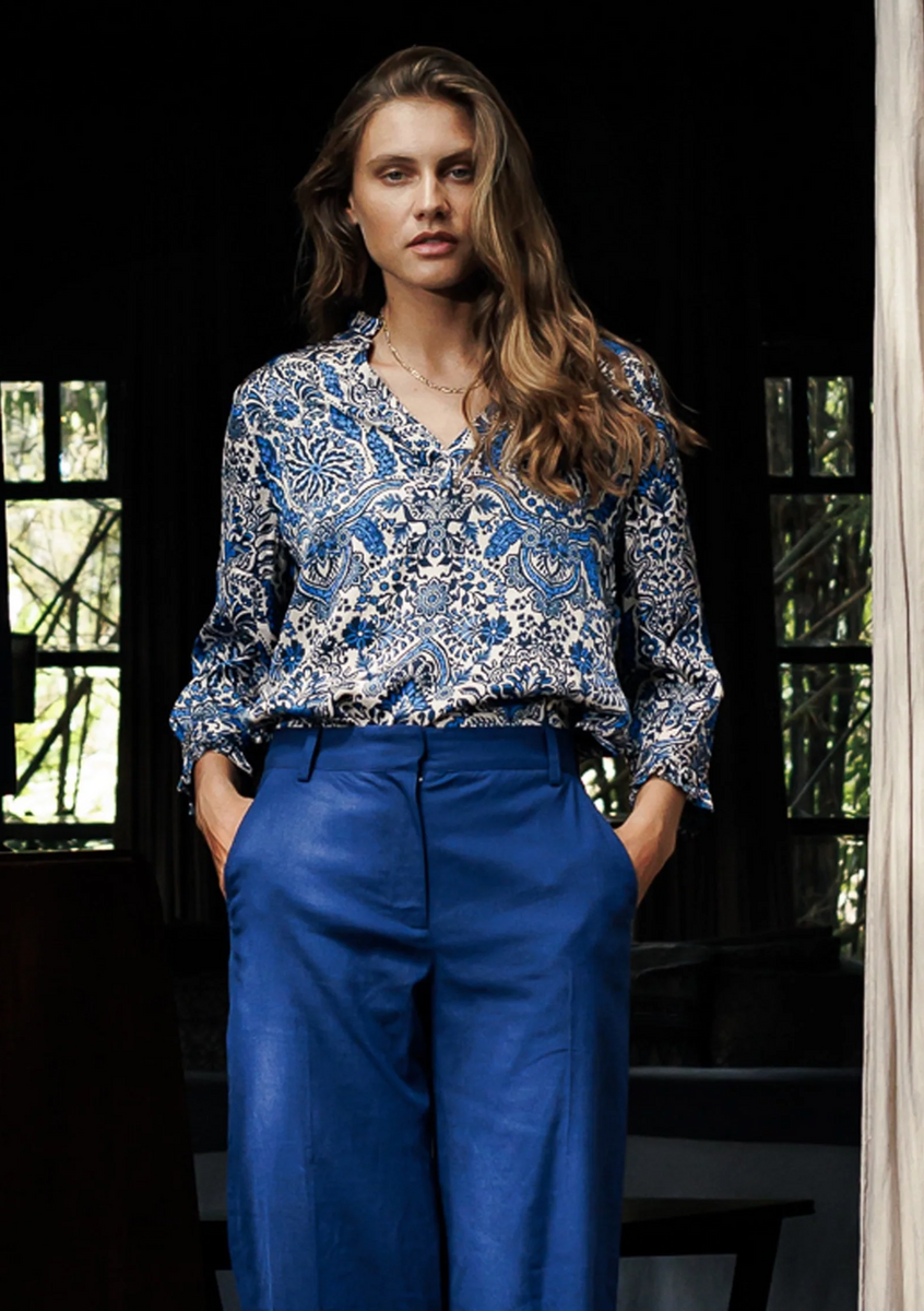 1900s Vintage Sewing Pattern 1908 Ladies' Shirt Waist Blouse