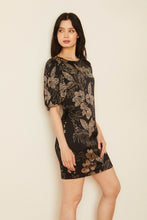 Load image into Gallery viewer, Caballero - Vittoria Animal Constellation Dress - Black