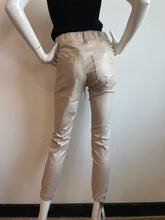 Load image into Gallery viewer, Flog - Tali Drawstring Joggers - Beige/Gold Check