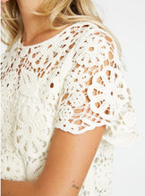 Load image into Gallery viewer, Caballero Carmen Lace Top - Ivory
