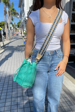 Load image into Gallery viewer, Claramonte Bucket Angelo Bag - Teal Green