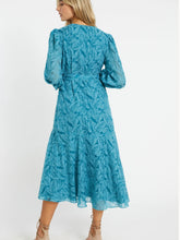 Load image into Gallery viewer, Caballero - Moon Maxi - Teal Leaf Burnout