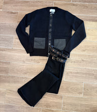 Load image into Gallery viewer, Six/ Fifty - Natalia Faux Leather Cardigan - Black