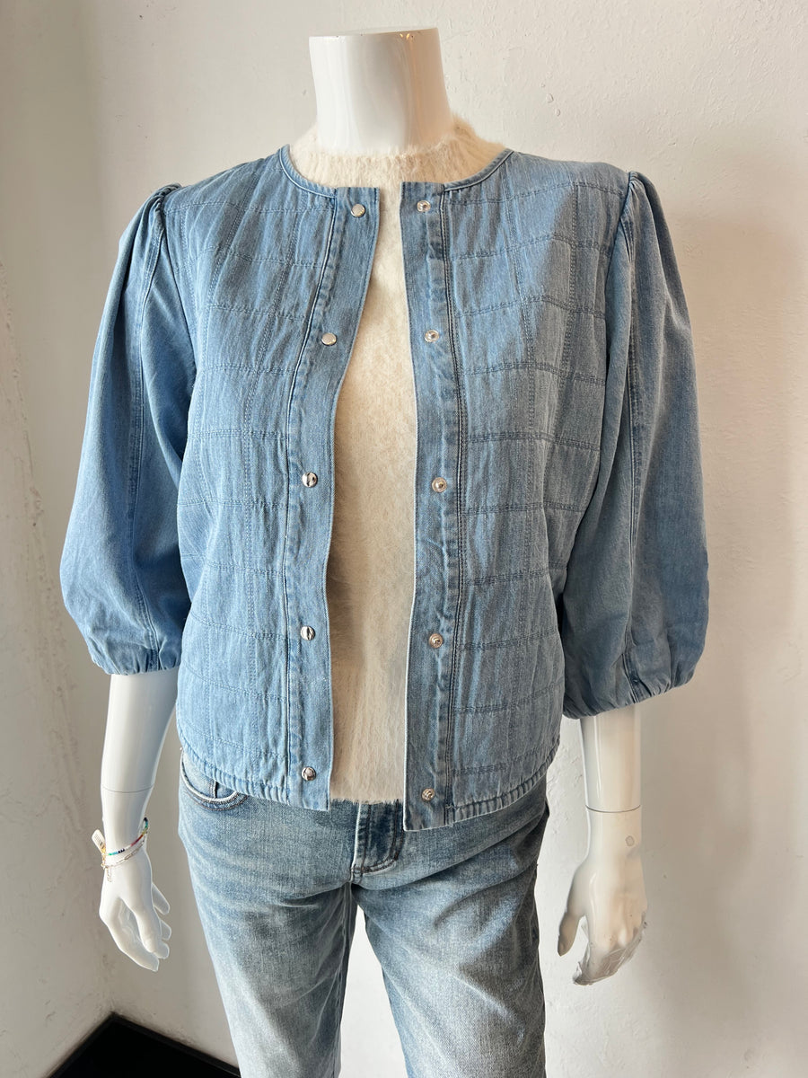 Melissa Nepton - Kitty Bleach Denim Jacket - Denim – CAMI