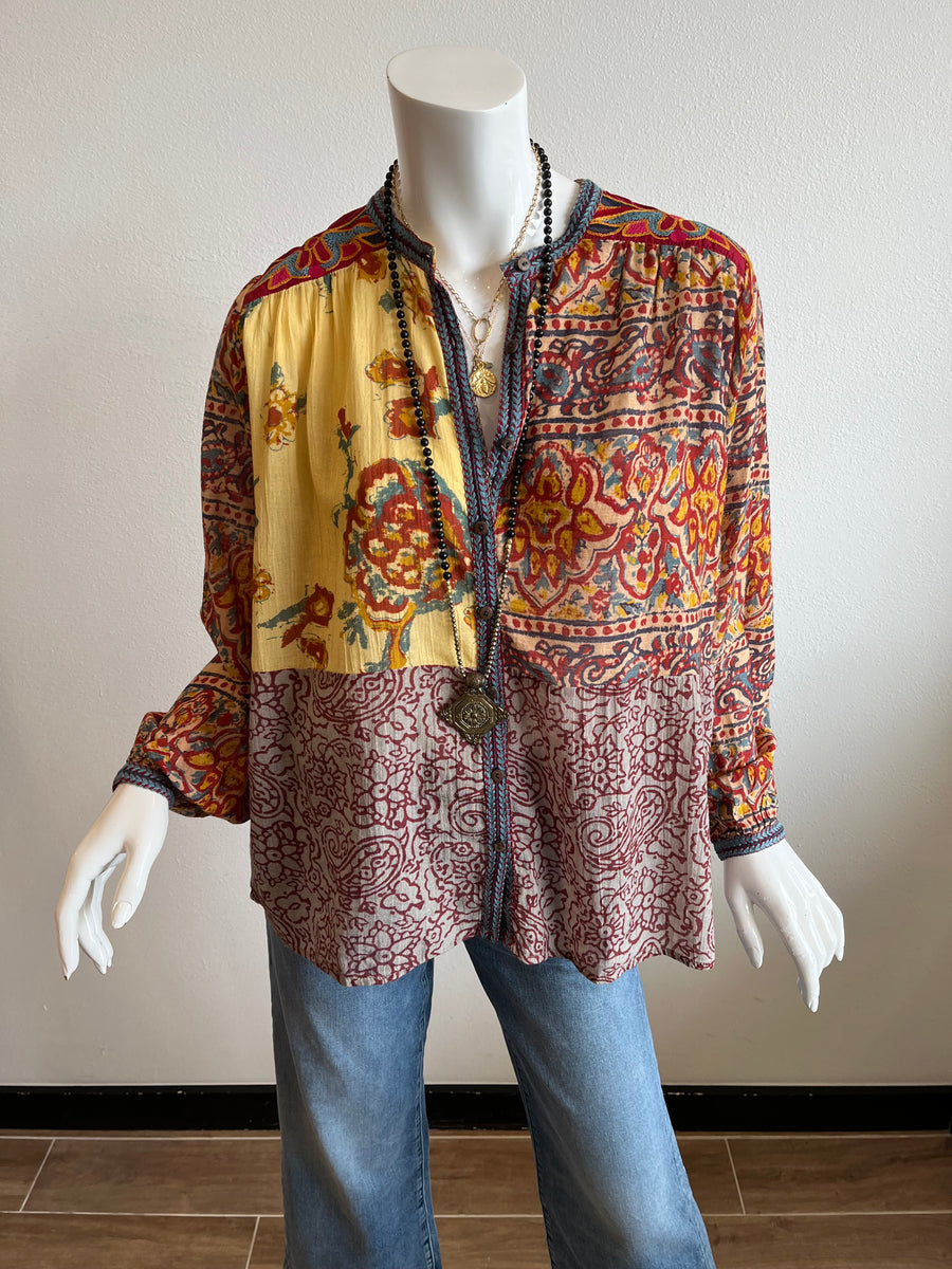 Maison Hotel - Leandra Blouse - Patch Work Mullumbimby – CAMI