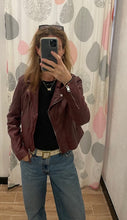 Load image into Gallery viewer, Mauritius - Julene RF Leather Jacket - Wine