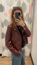Load image into Gallery viewer, Mauritius - Julene RF Leather Jacket - Wine