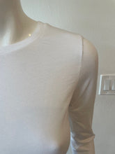 Load image into Gallery viewer, Velvet - Zofina Long Sleeve Crew Neck Tee - White