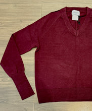 Load image into Gallery viewer, Stitches & Stripes - Otis VNeck - Cherry