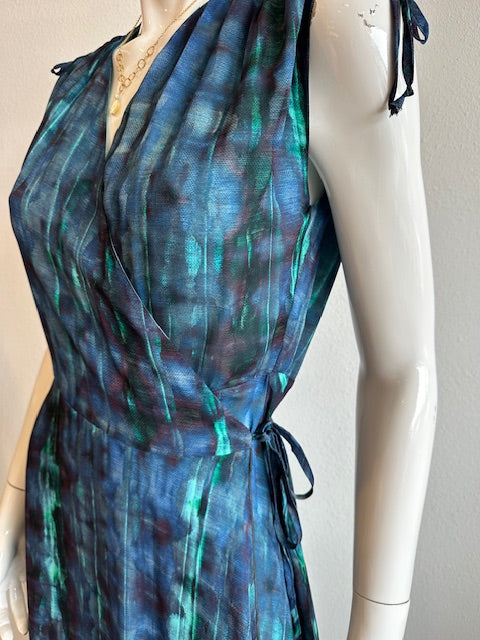 chinese dress ladies Printed Key Hole Maxi Dress main image 1