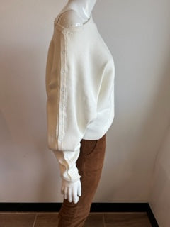 Blanc Noir Portola Sweater White CAMI