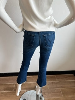 MOTHER outlet Denim Insider Crop Step Fray Jeans Shake Well 28