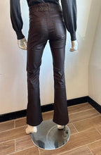 Load image into Gallery viewer, Flog - Loren Trouser - Brown Vegan Leather