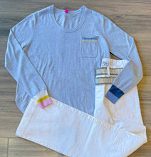 Load image into Gallery viewer, Zaket & Plover - Stitch Pocket Sweater - Sky