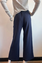 Load image into Gallery viewer, Mila - Cropped Palazzo Pant - Navy