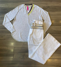 Load image into Gallery viewer, Zaket & Plover - V Neck Stripe Collar - Lt. Marl