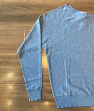 Load image into Gallery viewer, Minnie Rose - Cotton Cashmere Off Shoulder Top - Cameo Blue