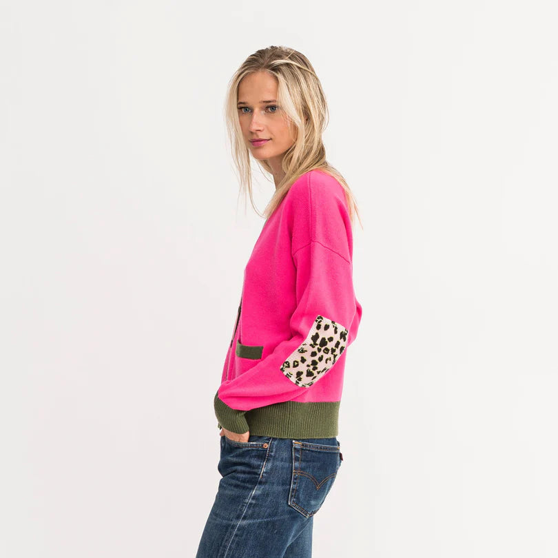MIRROR9 ☆Melty cardigan/PINK Kerri Rosenthal - Mellie Cardigan - Neon Pink – CAMI