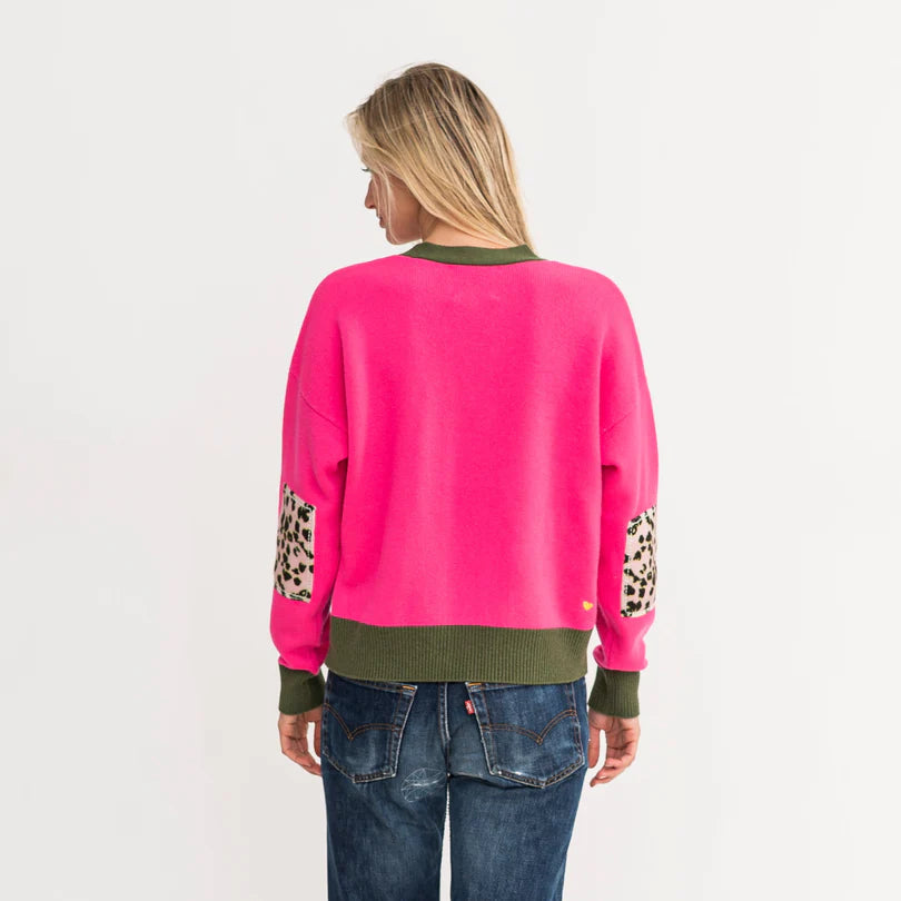 MIRROR9 ☆Melty cardigan/PINK Kerri Rosenthal - Mellie Cardigan - Neon Pink – CAMI