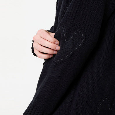 Kerri Rosenthal - Poppy Zero Waste Cardi - Black – CAMI