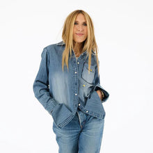 Load image into Gallery viewer, Kerri Rosenthal - Mia Studio Shirt - True Denim
