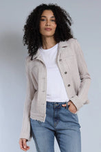 Load image into Gallery viewer, Lola & Sophie - Lurex Terry Jean Jacket - Pink