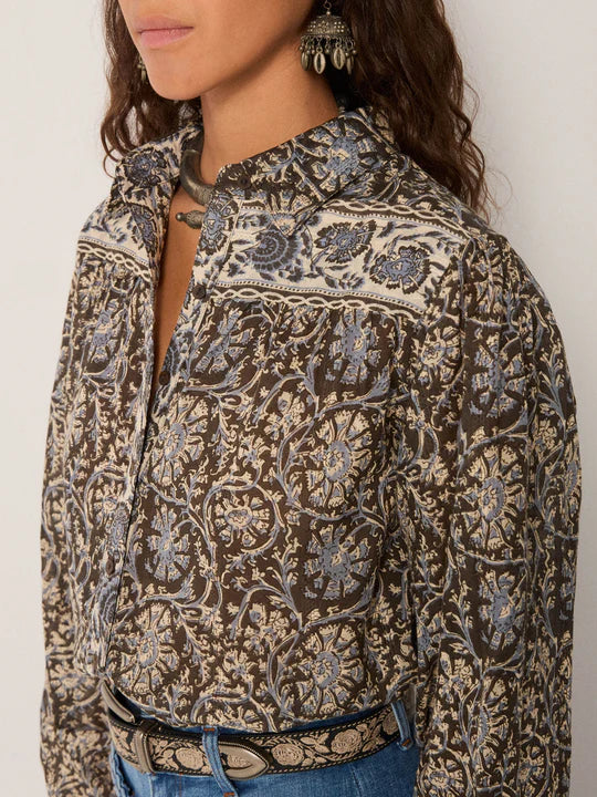 Maison Hotel - Amrit Blouse - Blue Orchid – CAMI