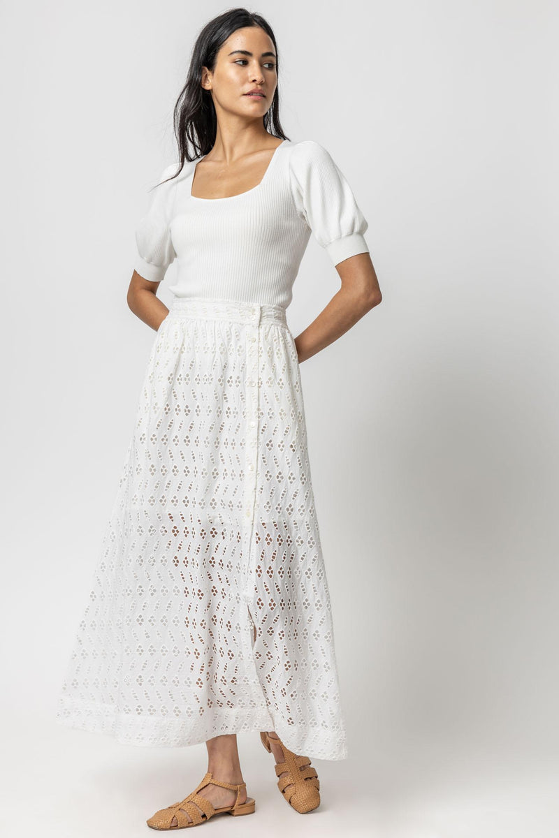 【IDANG CLUB】24fw eyelet skirt J.LINDEBERG Women's Golf Skirts & Dresses