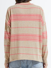 Load image into Gallery viewer, Zaket & Plover - Beach Stripe Sweater - Crema