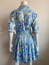 Load image into Gallery viewer, Hale Bob - Alaina Belted Linen Dress - Blue
