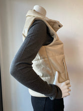 Load image into Gallery viewer, J Society - Vegan Puffer Vest - Cream