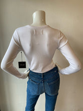 Load image into Gallery viewer, Velvet - Camino L/S Crew Top - White