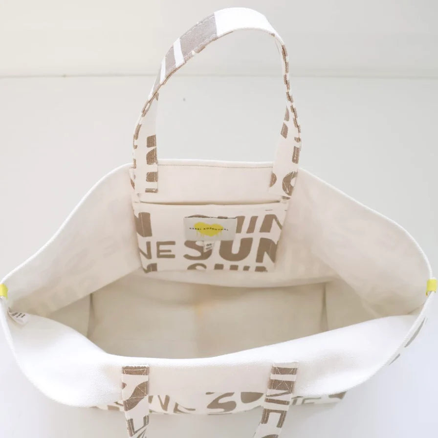 Kerri Rosenthal - KR Sunshine Tote - Natural/ Taupe – CAMI