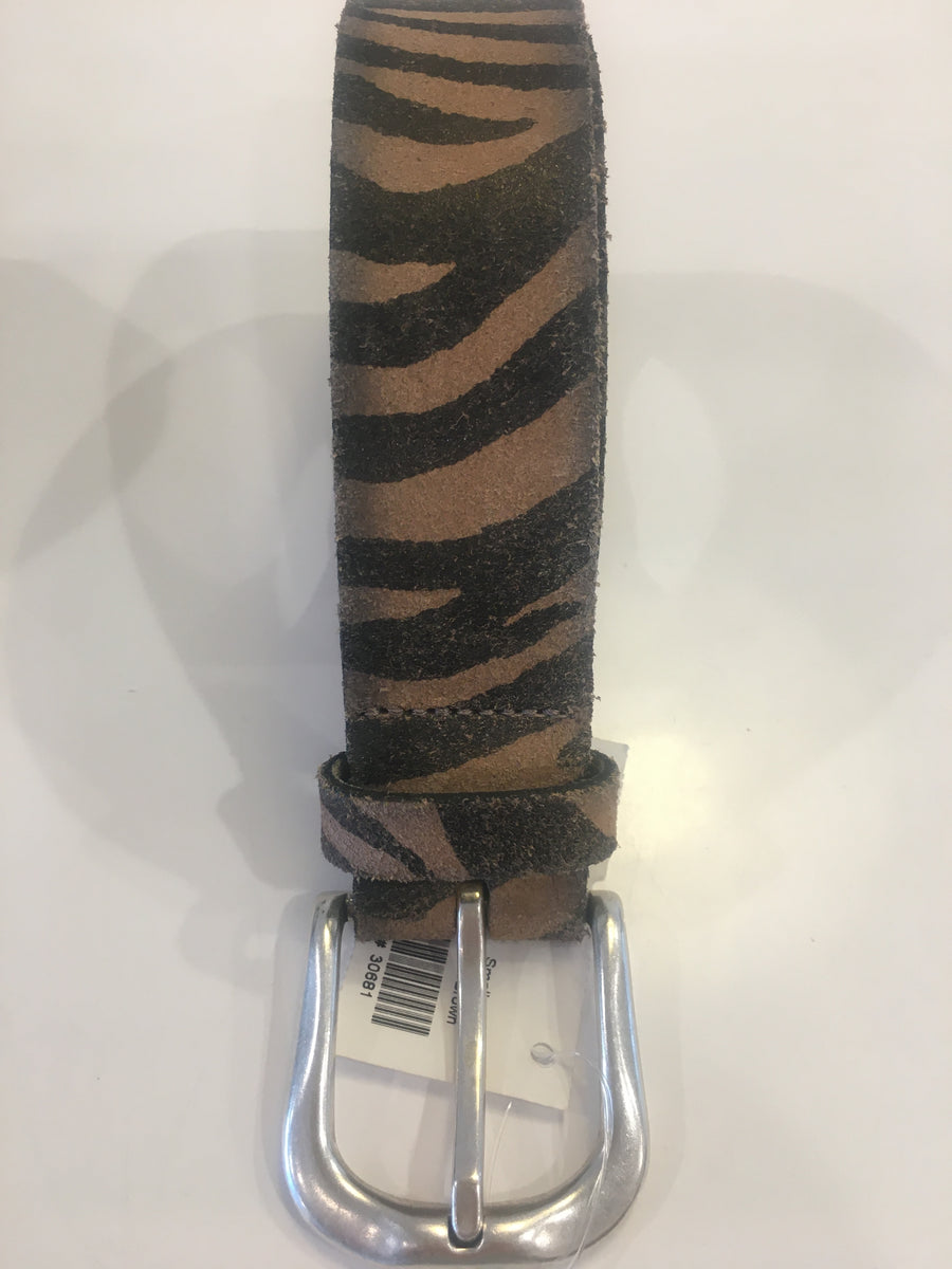 Tiger print clearance belt