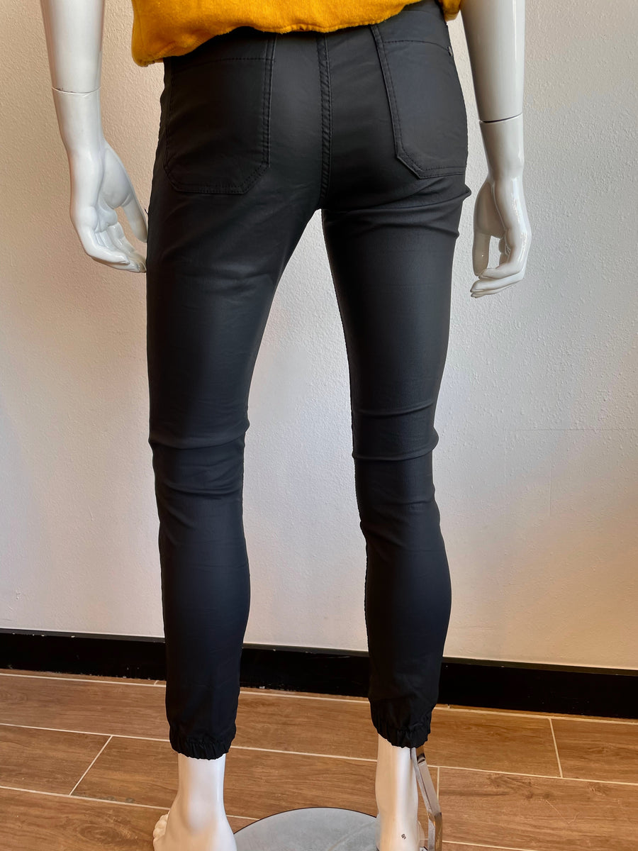 Flog Pants Shely Style - Black Vegan Leather – CAMI