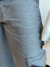 Load image into Gallery viewer, Gaya Cargo Style Flog Pants - Gray Herringbone