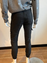 Load image into Gallery viewer, Gaya Cargo Style Flog Pants - Black (plain fabric, light weight)