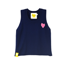 Load image into Gallery viewer, Kerri Rosenthal Lola Tank - Waves (Navy)