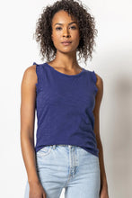 Load image into Gallery viewer, Lilla P - Ruffle Sleeve Tank