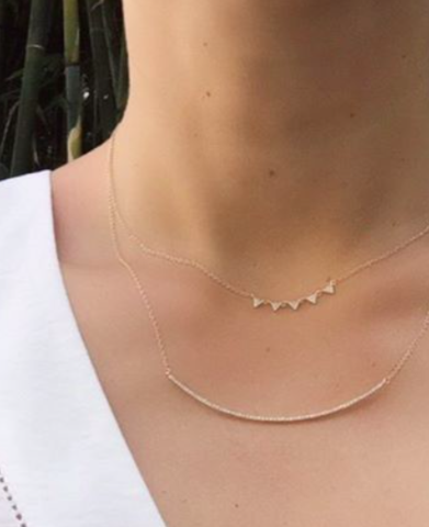 Multi triangle necklace new arrivals