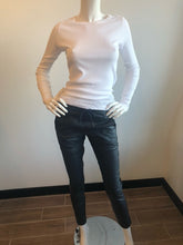 Load image into Gallery viewer, Shely Style Flog Pants - Navy Blue Vegan Leather