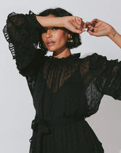 Load image into Gallery viewer, Cleobella Lacey Mini Dress - Black