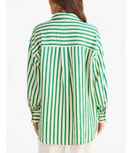 Load image into Gallery viewer, Brave &amp; True - Ezra Shirt - Jade Stripe