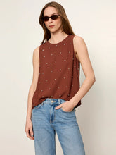 Load image into Gallery viewer, Sanctuary - Margo Embellished Shell Top - Burnt Cocoa