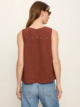 Load image into Gallery viewer, Sanctuary - Margo Embellished Shell Top - Burnt Cocoa