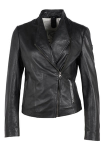 Mauritus Anns Leather Jacket - Black