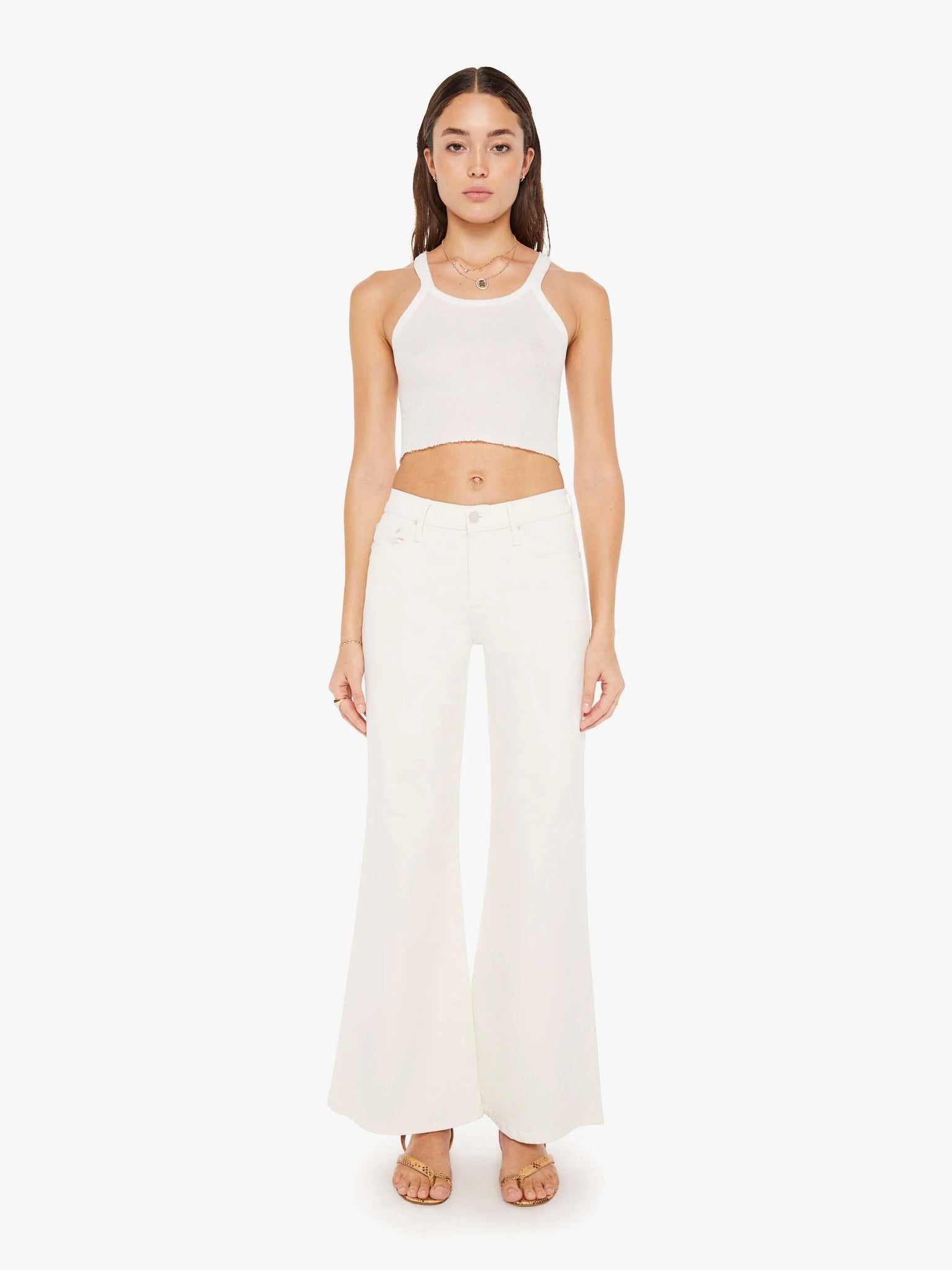 Mother - The Twister Skimp - Cream Puffs – CAMI Mother - The Twister Skimp - Cream Puffs – CAMI