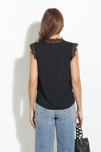 Load image into Gallery viewer, Veronica M- Sleeveless Lace Top - Black